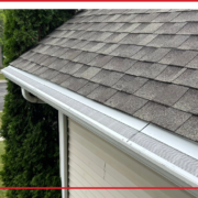Gutter guards installed on a Central Minnesota home.