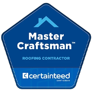 Certaineed Master Craftsman Roofing Contractor Logo